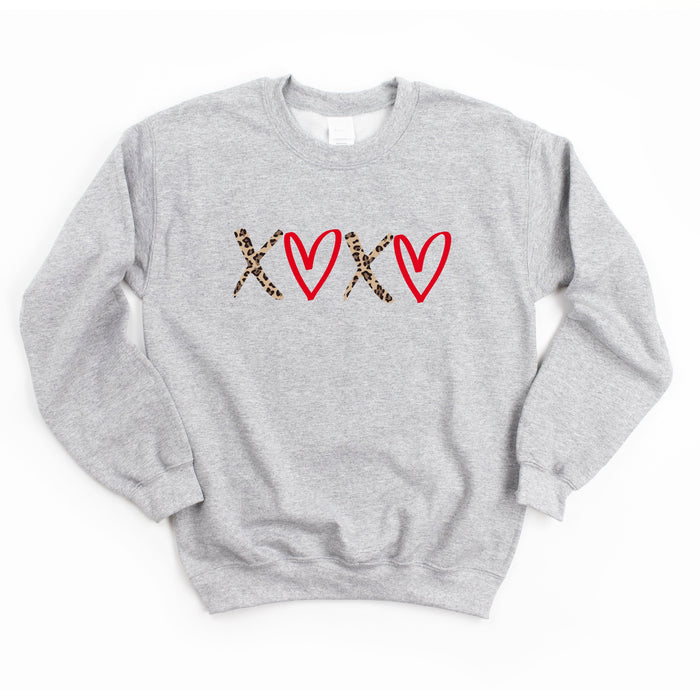 XOXO Leopard Sweatshirt