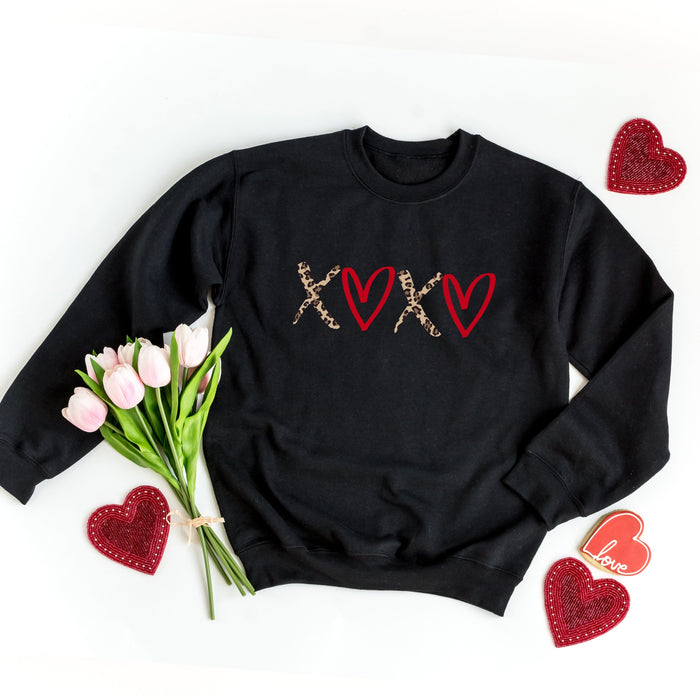 XOXO Leopard Sweatshirt